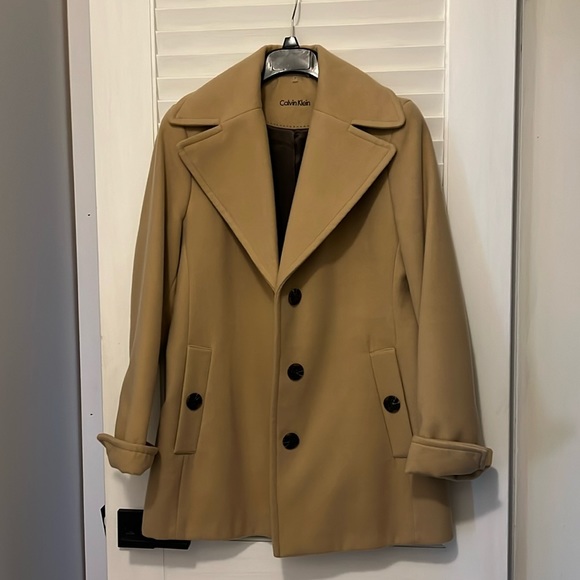 Calvin Klein single-breasted coat - Picture 1 of 4